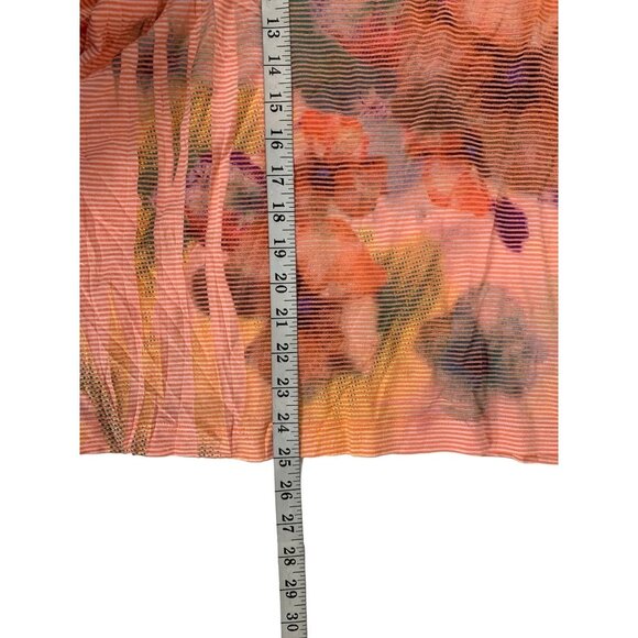 Westbound Women's Peach Floral Top - Picture 5 of 5